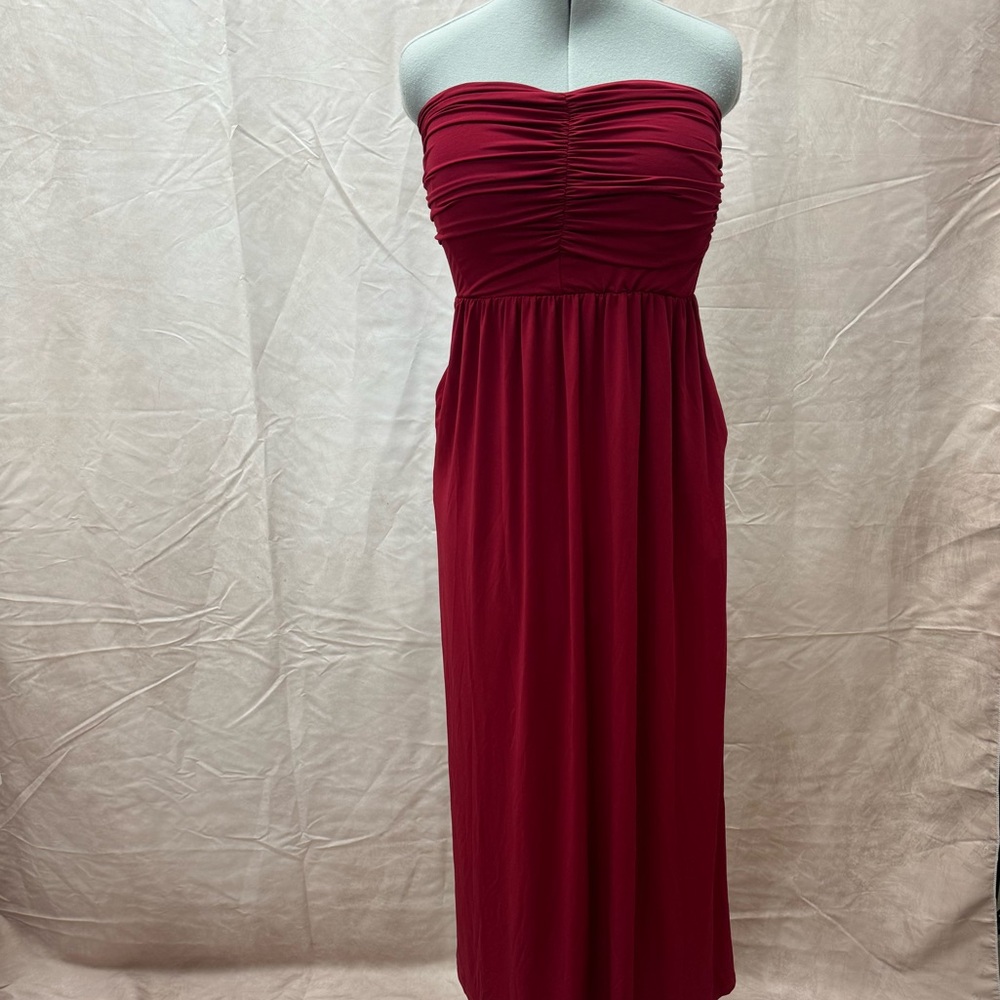 Glory Sunshine Red Strapless dress